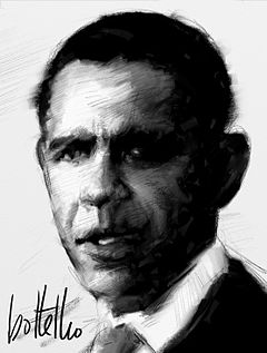 Retrato de Barak Obama