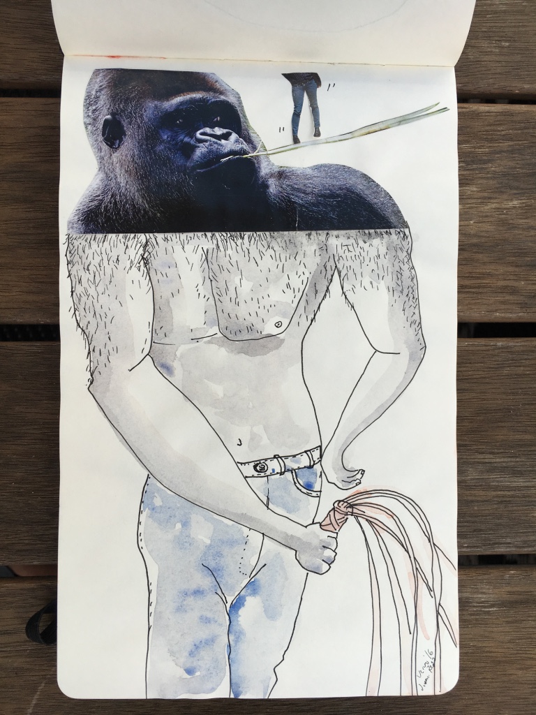 gorila collage