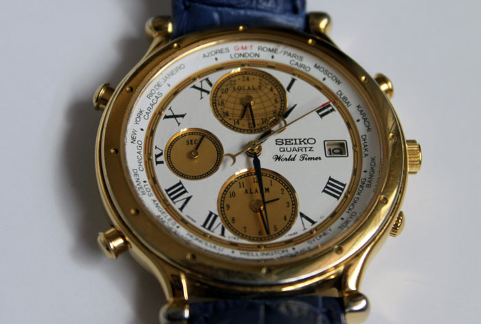 foto de un reloj Fotografía de un reloj Seiko