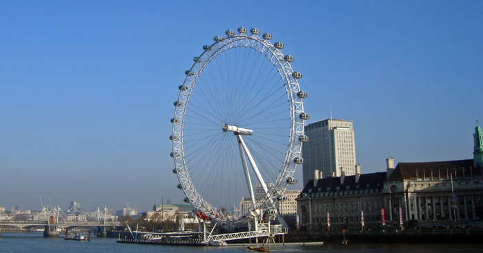 Foto de una noria-mirador London Eye