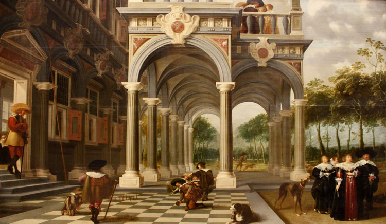 Dirk van Delen (museo del Louvre) Dirk van Delen (museo del Louvre)