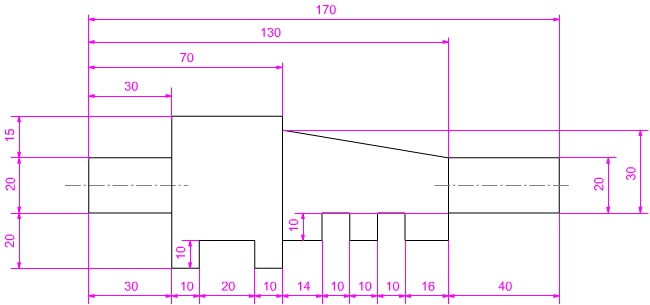 Acotación combinada