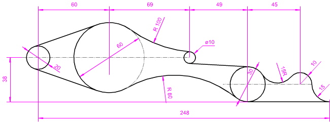Acotación radial Acotación radial