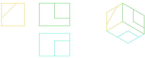 proyecciones diédricas e isométricas