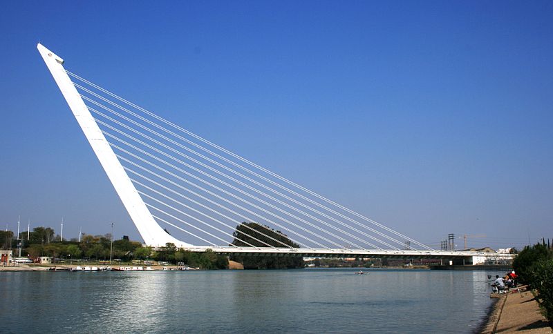 Puente del Alamillo, Sevilla. Puente del Alamillo, Sevilla.