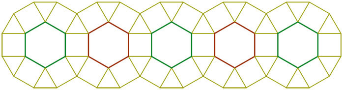Diseño ornamental poligonal