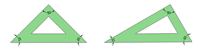 Escuadra y cartabón