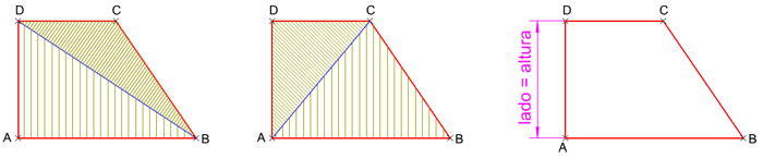 Relaciones trapecio rectángulo