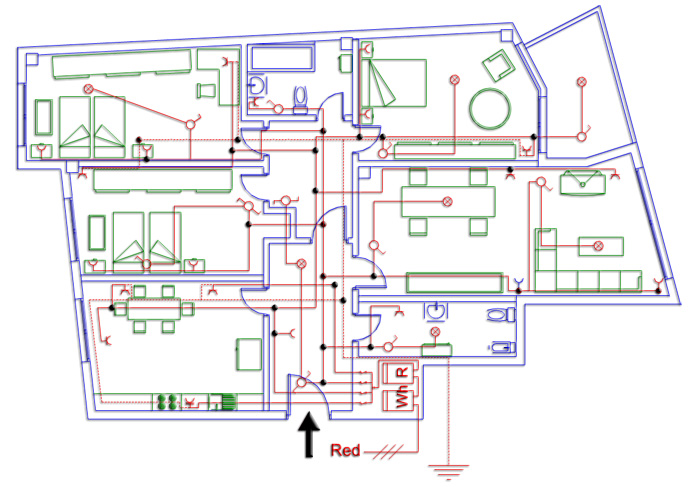 Plano de una vivienda Plano de una vivienda