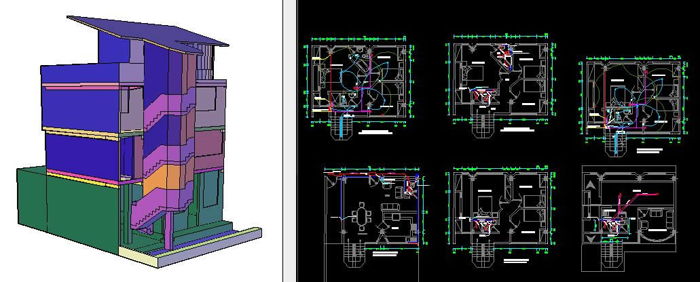 Proyecto vivienda unifamiliar (CAD) Proyecto vivienda unifamiliar (CAD)