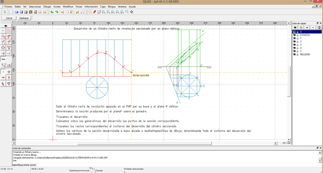 Qcad. Ejercicios Qcad. Ejercicios