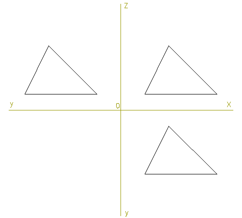 trazado de triangulo. datos trazado de triangulo. datos