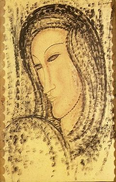 Dibujo de Modigliani