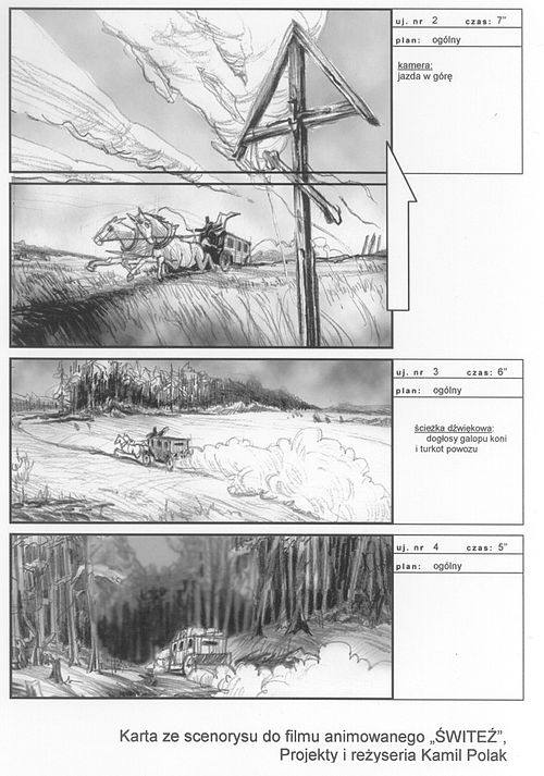  Dibujo de un Story board