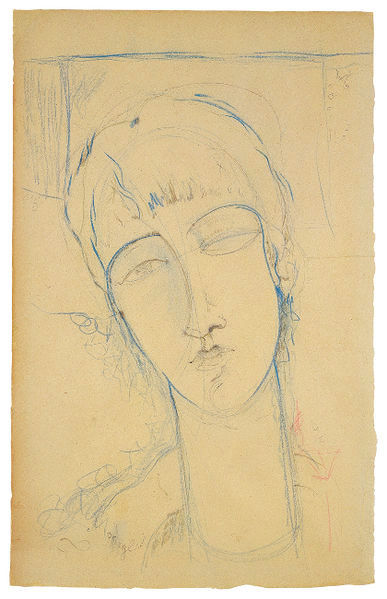 Retrato de mujer.Modigliani