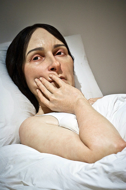Bed. Ron Mueck