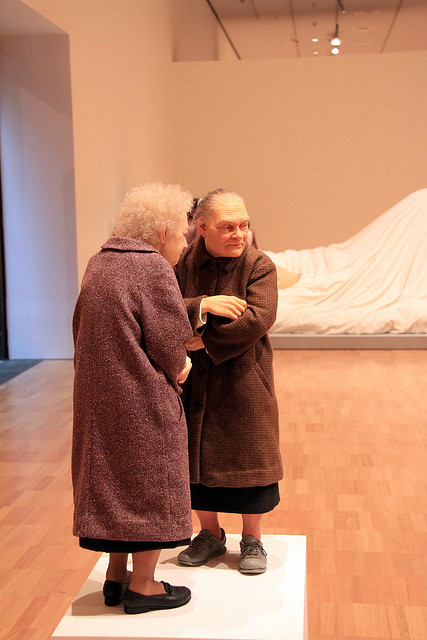 Two women. Ron Mueck