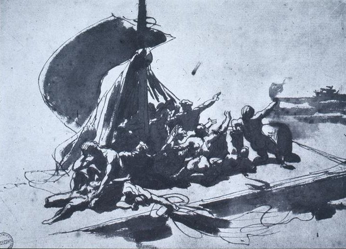 Boceto sobre La balsa de la Medusa
