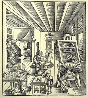 Taller del artista siglo XVI