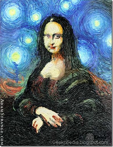 La Gioconda según Van Gogh