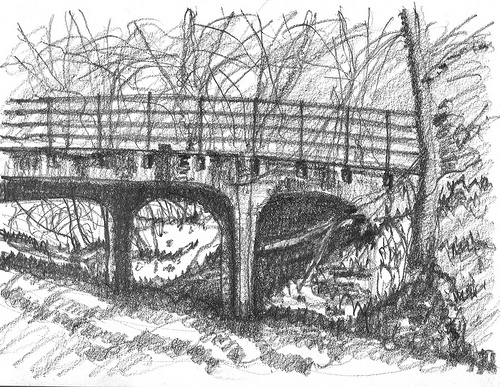 Dibujo de un puente