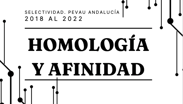 homología y afinidad